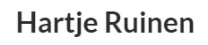 Hartje Ruinen